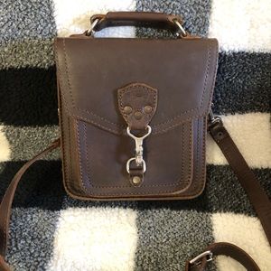 Saddleback Leather Front Pocket Pouch - Crossbody satchel/messenger bag/purse